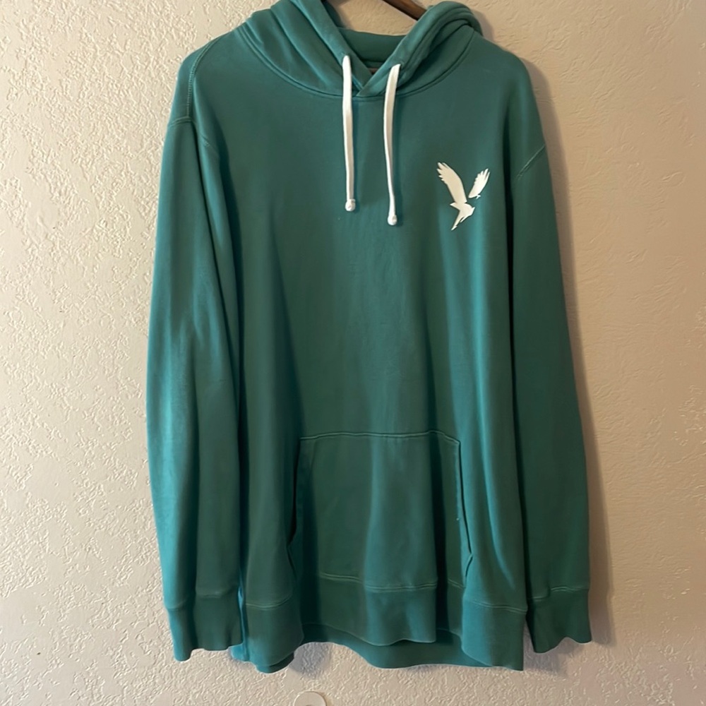 Forest green American Eagle hoodie
